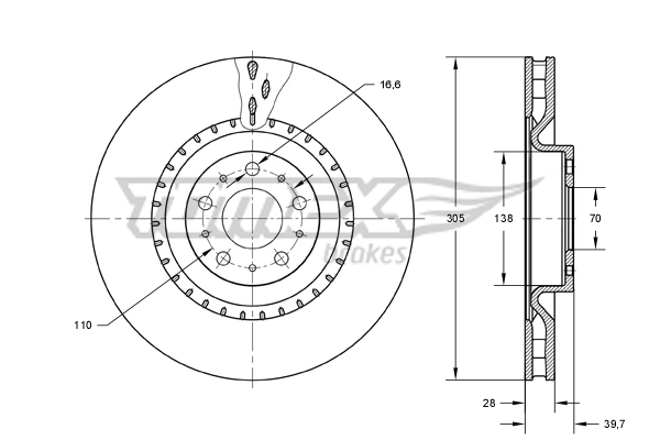 TOMEX Brakes TX 73-74...